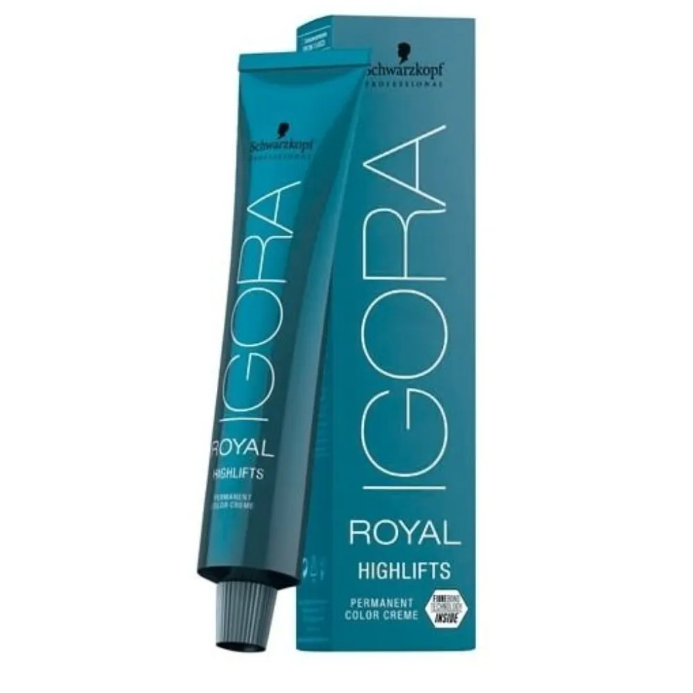 Schwarzkopf Professional Crema Colorante Igora Royal Highlifts 60ml - 12.1 Superaclarante Ceniza - Imagen 1